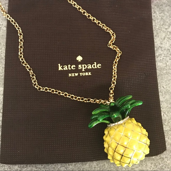 Kate Spade Pineapple Pendant Necklace 